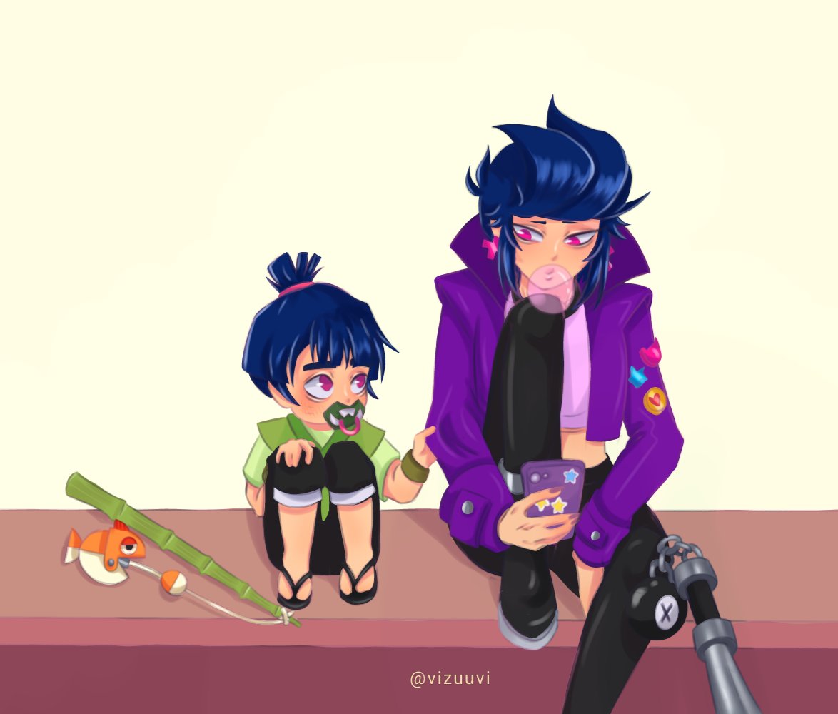 vizuuvi's tweet photo. He asks his sister to play with him.
#bibibrawlstars #noribrawlstars #Bibi #Nori https://t.co/Am1Aju9gUc