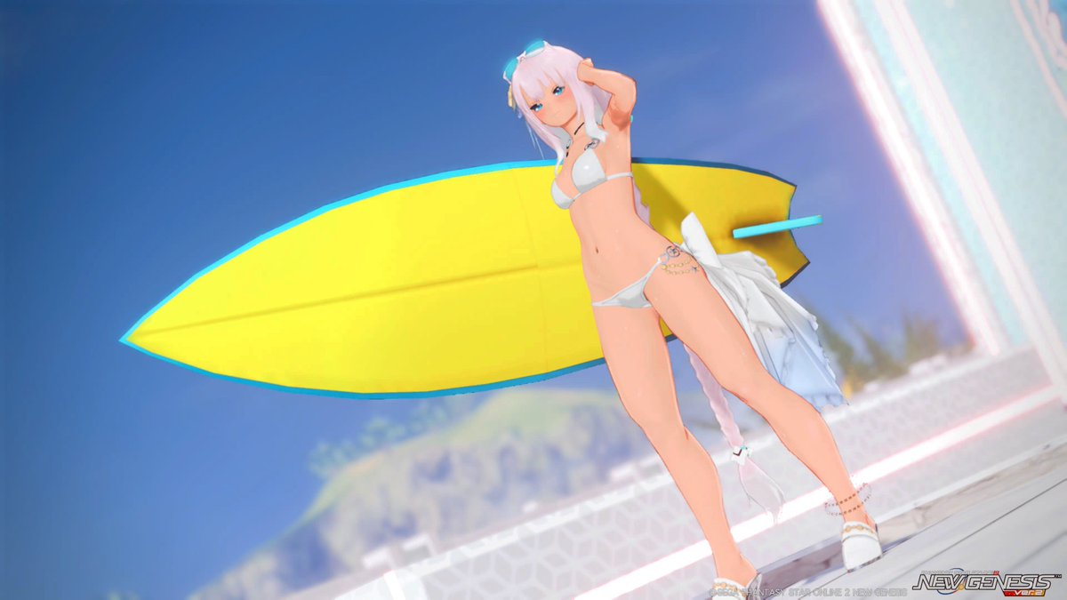 sham_shell's tweet photo. #PSO2NGS #PSO2NGS_SS︎ 
波に乗れない！ https://t.co/ZJX1e9rxQF
