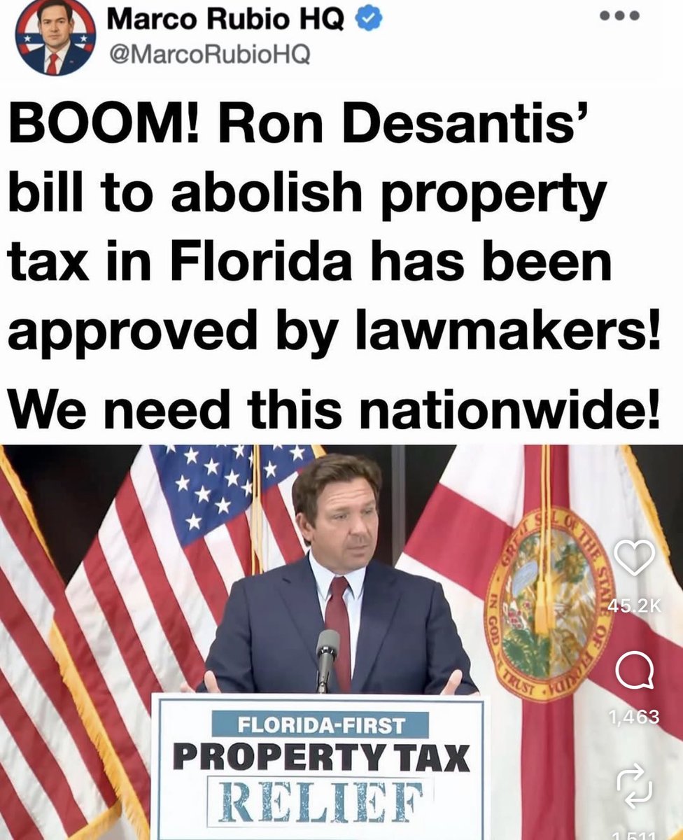 MrTopStep's tweet photo. #Florida #Property #Taxes https://t.co/v0WHL3Q2dD