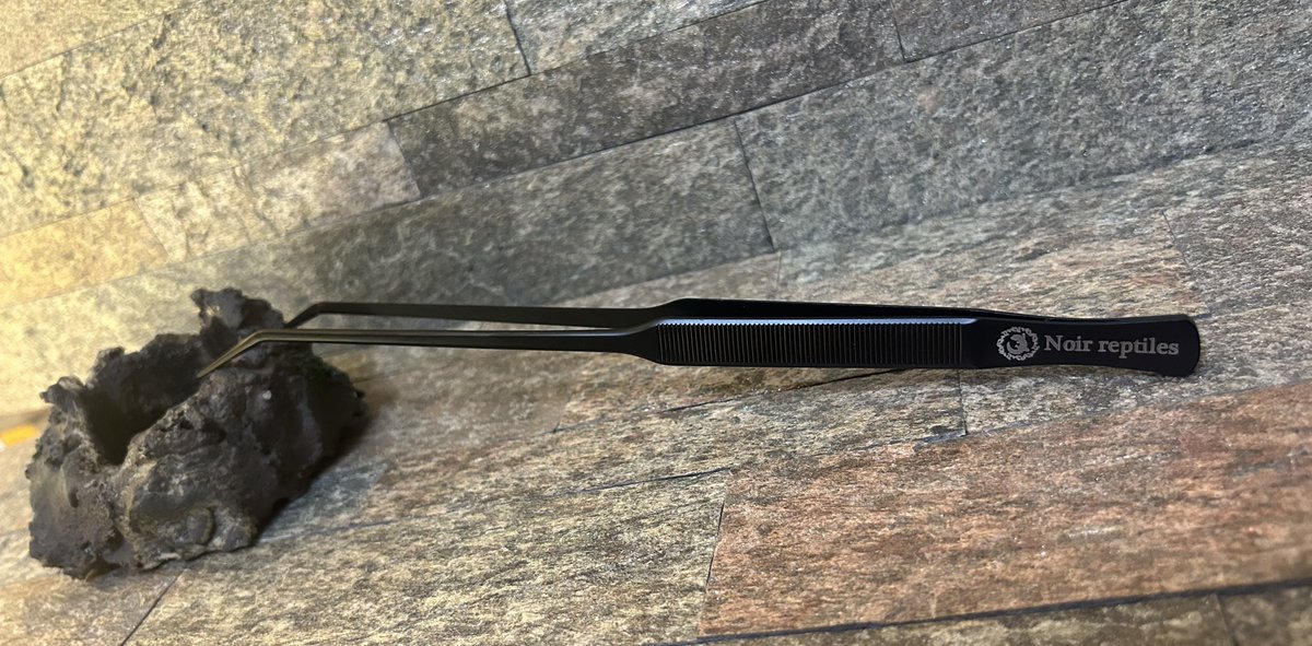 Noirreptiles's tweet photo. 欠品していた「ロゴ入りピンセット」が
再入荷しております🫶
初出店時からリピーター様多数で
ご愛顧頂いているピンセットです！
レオパやニシアフなど
冷凍コオロギを給餌する際に
非常に掴みやすいので是非一度お試し下さい！！ https://t.co/pPFYYV4kby