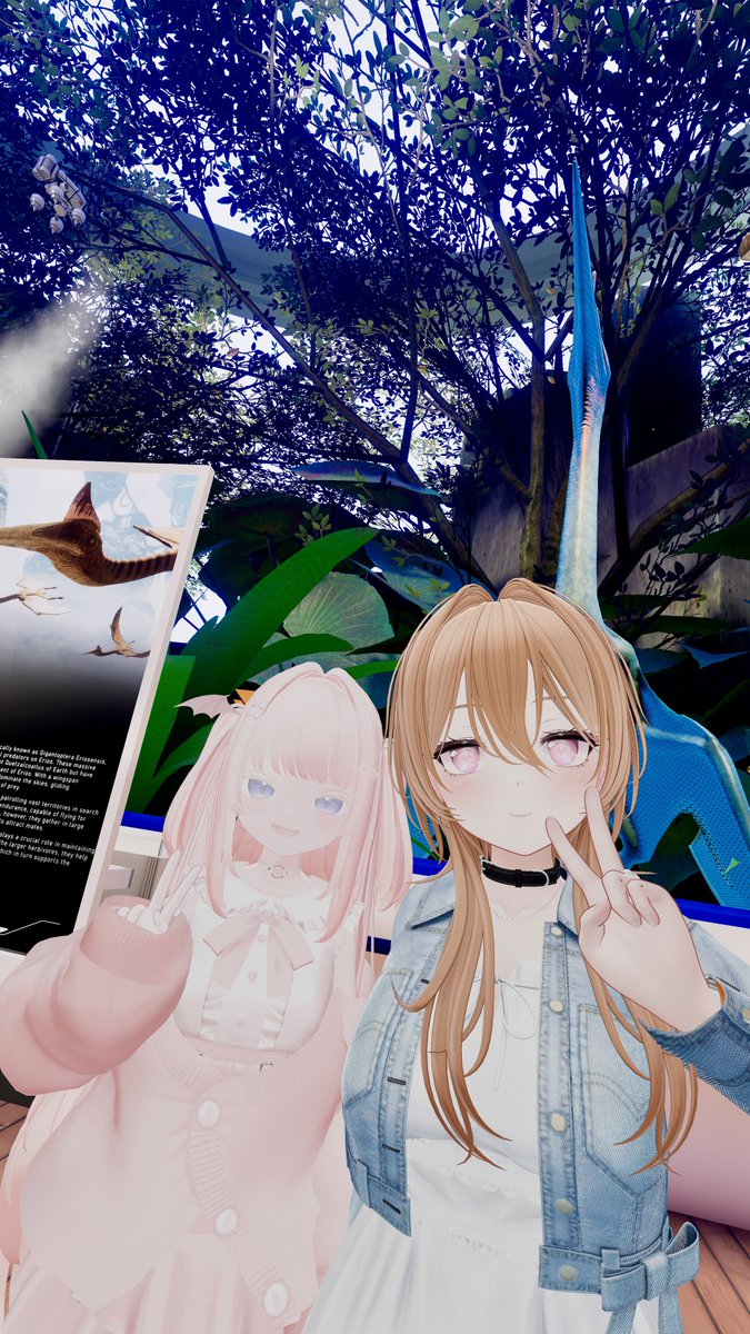 miyaplus_vr's tweet photo. きのう！
ケツァルぽい恐竜に会えた〜 https://t.co/z7MivcRtPg