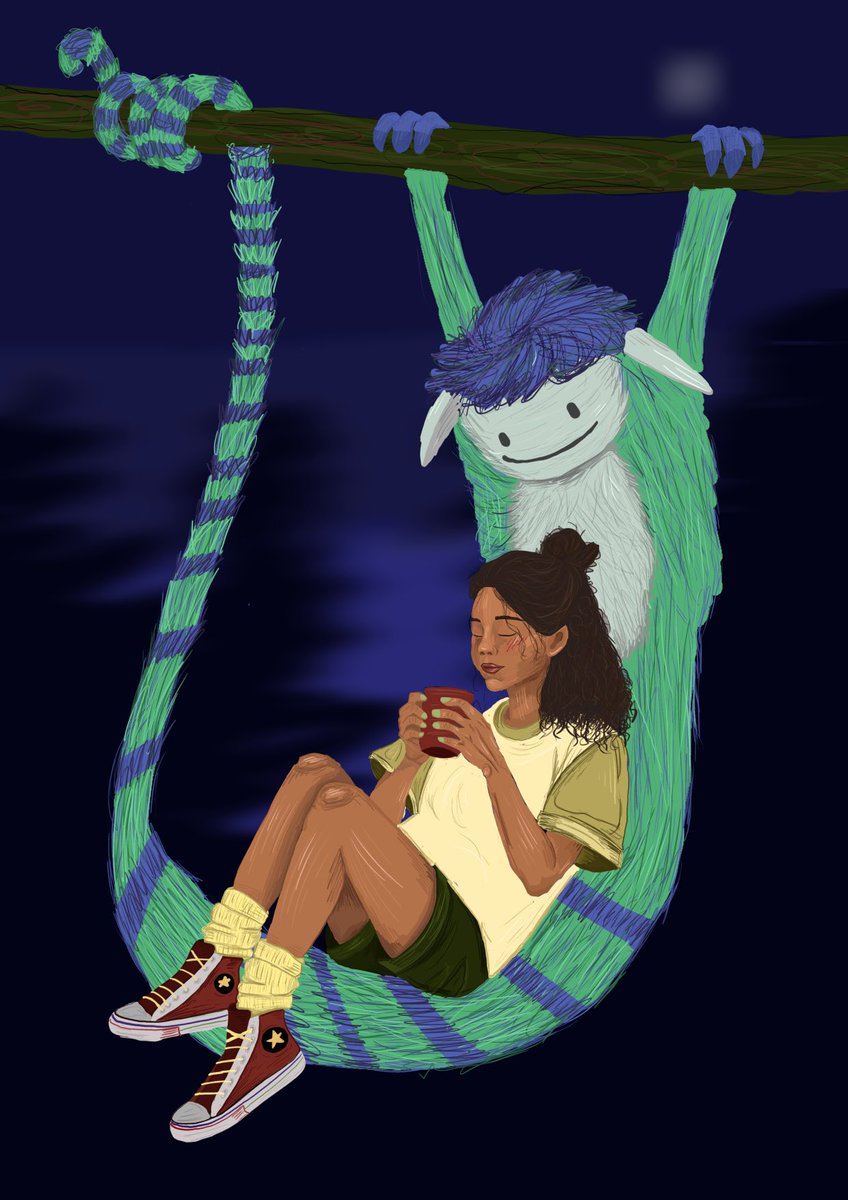 inkwithinruin's tweet photo. Chilling with my monster 🦥 https://t.co/XOeCRJvIT2