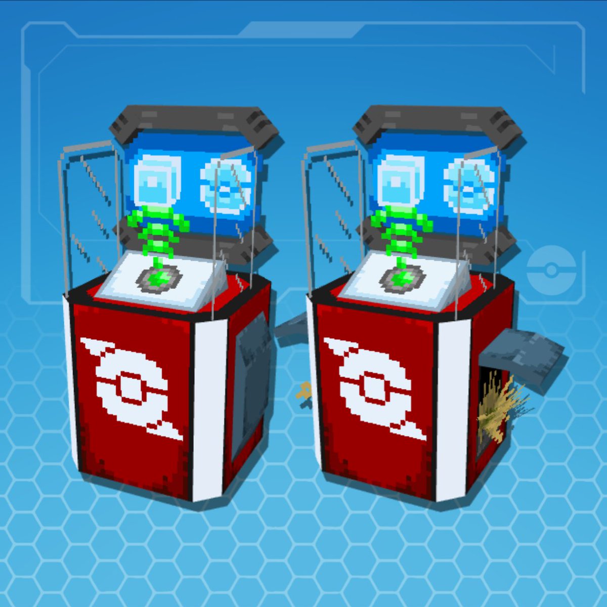 SERP_Zacek's tweet photo. The storage PC has a new feature for #SERPpokedrock

#Minecraft #pokemon #Addon #mod #coding #Blockbench #pixelart https://t.co/F7nwFNIhLv