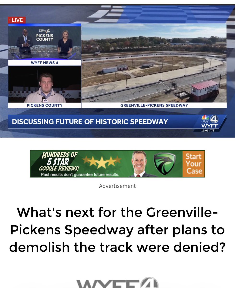 GPSspeedway1's tweet photo. The fights been worth it .  All that’s left now is to secure the rest of the funding needed to purchase the track and start restoration. Please help us make this happen by liking this post and reposting 🏁#savegps @NASCAR @NASCARONFOX @foxcarolinanews https://t.co/fqaYCZv2nS