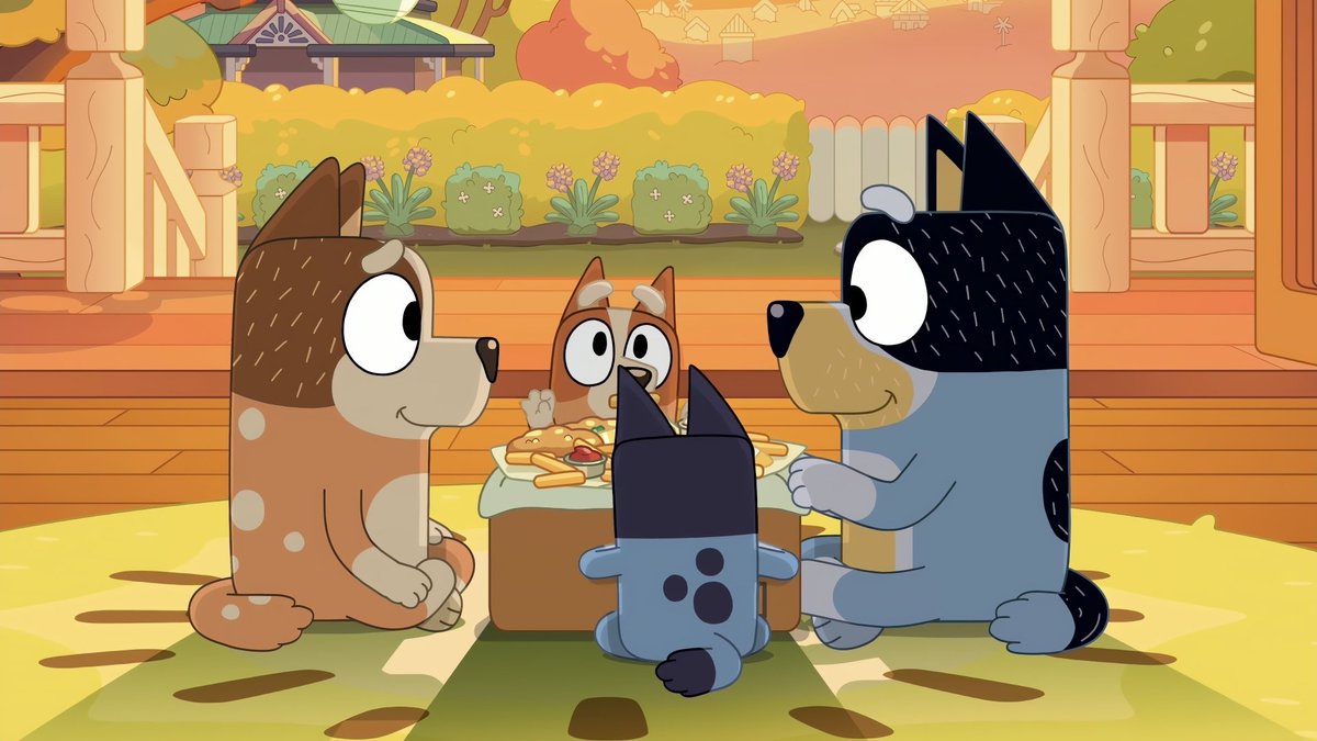 watchdoqq's tweet photo. its a shame the bluey movie won't take advantage of the gorgeous 2D art style the show has, not to mention the pretty backgrounds! 🥹 https://t.co/YKiX6Yrg0O