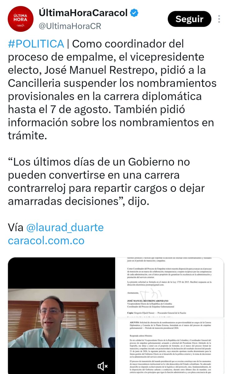 DianaAlfonso91's tweet photo. CRIMINALES DE LESA HUMANIDAD EN LA CANCILLERÍA:

Salvador Arana - Gobierno uribe (2003-2005)
Ignacio Guzmán  - Gobierno Uribe (2008)
María Milene Andrade - Gobierno Santos (2008)
Jorge Visbal - Gobiernos Uribe-Santos
Guillermo Botero - Iván Duque (2021)

La pregunta es: ¿sabían inglés?
