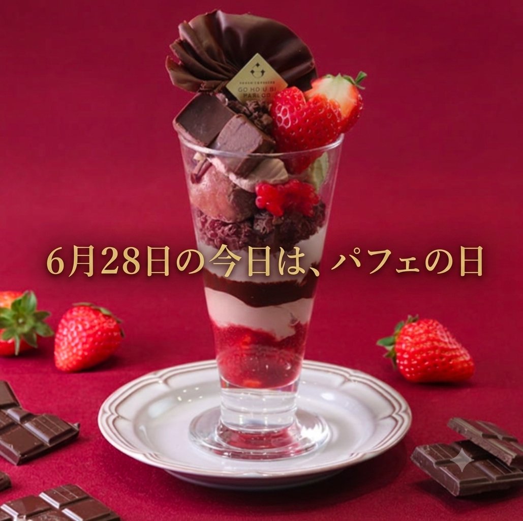 O8gTv's tweet photo. 今日は、パフェの日です！ https://t.co/8JLqS4woiM