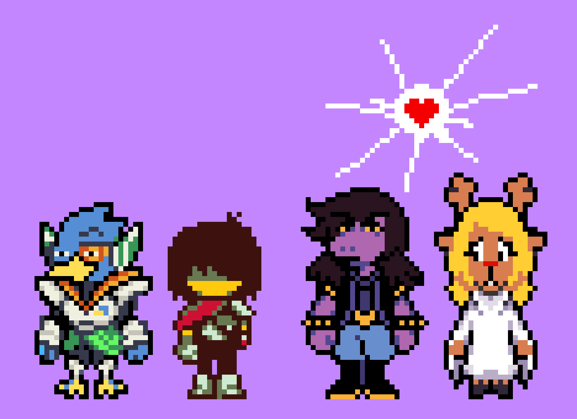 1993Bros's tweet photo. Old Deltarune roaring thing I made when chapter 3 and 4 released #deltarune #deltaruneau https://t.co/nWtSGmZ9Q6