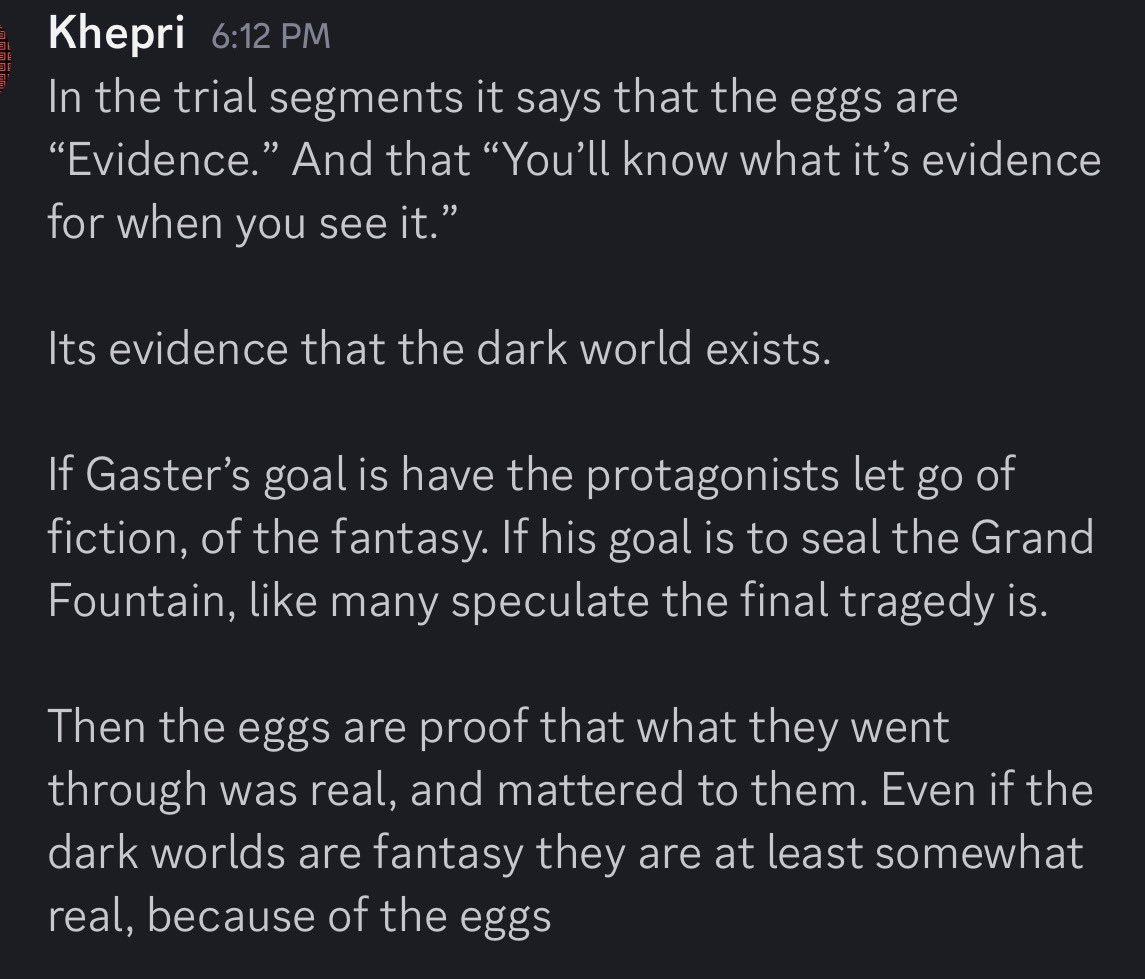 KhepriProd's tweet photo. I FOUND OUT WHY GASTER HATES EGG MAN https://t.co/Kxv4bw8sqm