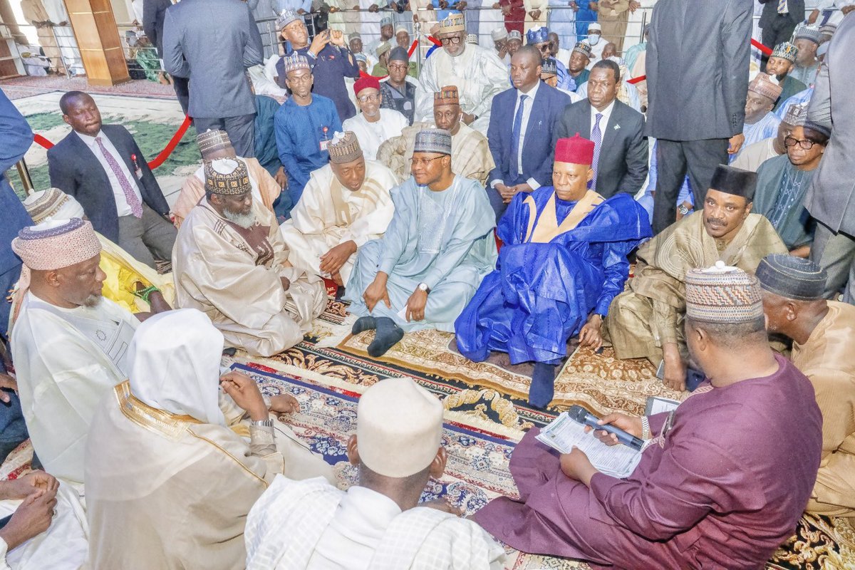 ubasanius's tweet photo. Earlier today, I had the honor of joining the Vice President, His Excellency Senator Kashim Shettima, GCON, alongside other well-wishers, at the Wedding Fatiha of Salihu Bello (Sudais) and Amina Abubakar Abdullahi (Walidah) held at the Sultan Bello Mosque, Kaduna. I was also privileged to serve as Wakili to the groom, Salihu Bello, during the marriage solemnization.

I warmly congratulate the newlyweds on this joyous occasion and pray that Almighty Allah (SWT) blesses their union with enduring love, peace, understanding, and abundant barakah. Ameen.