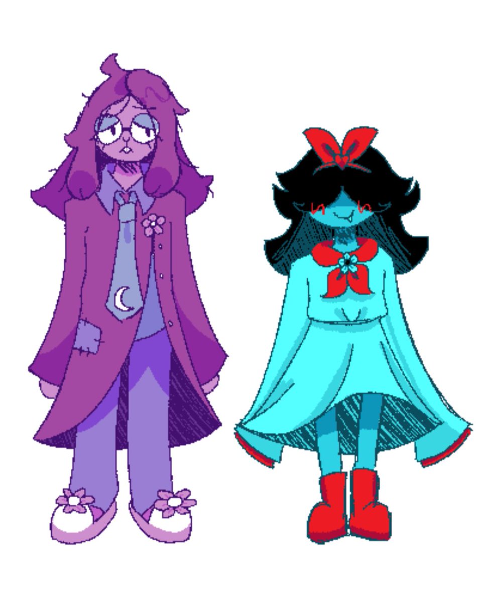 kagaminrinnn's tweet photo. //deltarune spoilers tag

Dumb and dumber I like them https://t.co/zLXzswynoT