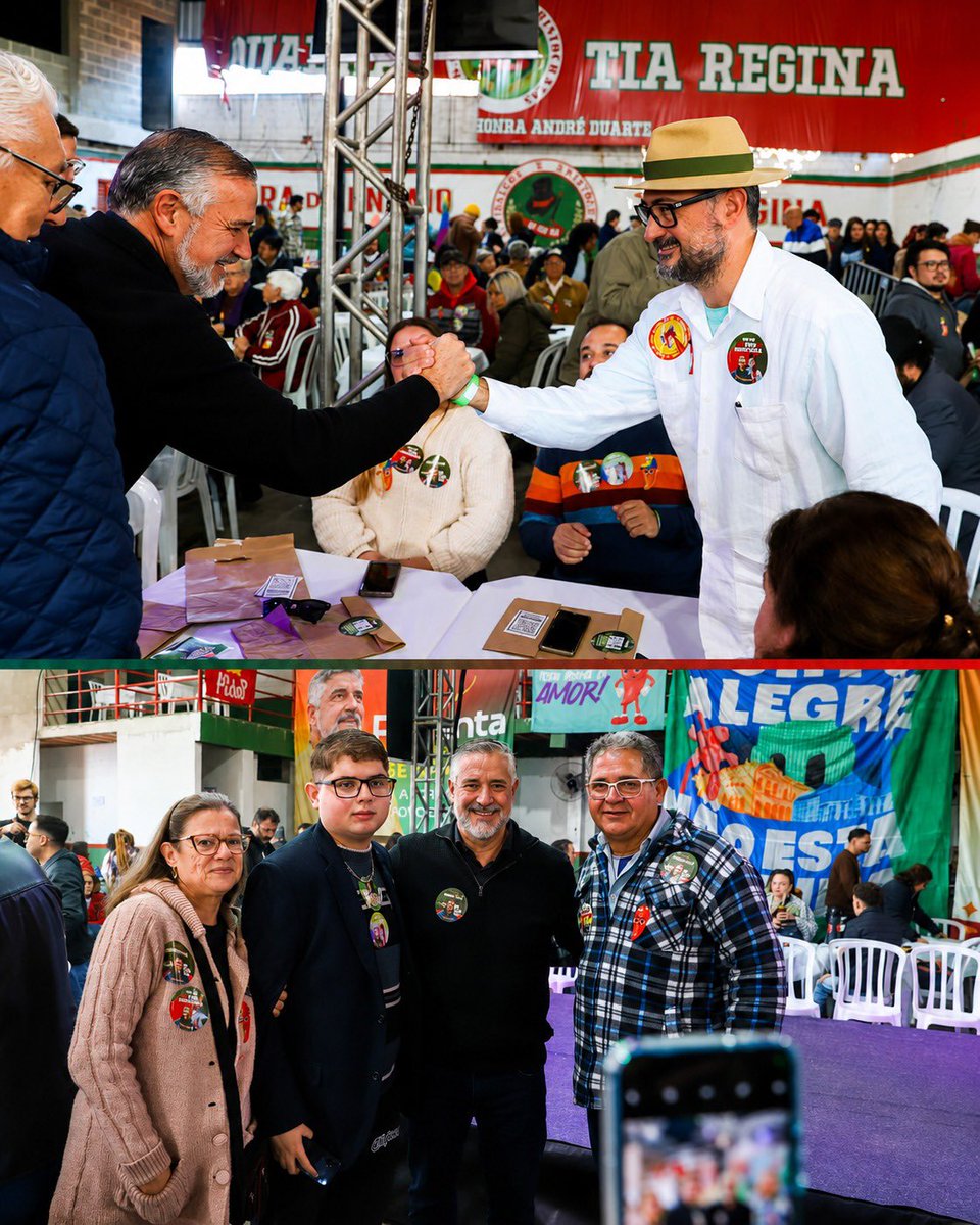 Pimenta13Br's tweet photo. Hoje foi dia de somar forças na caminhada do companheiro Giovani Culau, do PCdoB, que lança sua pré-candidatura a deputado estadual! 

Giovani, conta comigo na tua caminhada. Vamos juntos pelo nosso povo, pela nossa terra e por um Rio Grande com mais justiça, democracia e respeito. ✊🏼🌶️