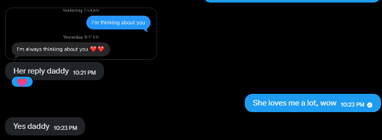 makingcuckssub's tweet photo. One of my best cucks finally succumbed to the shame and deleted his account 😭 cucks always come crawling back in a few weeks.. he used to send me $$$ as a cuck tax to see his wife (my wife) naked. Anyway, here is his wife replying to my texts. https://t.co/6Cf2tuMbIe