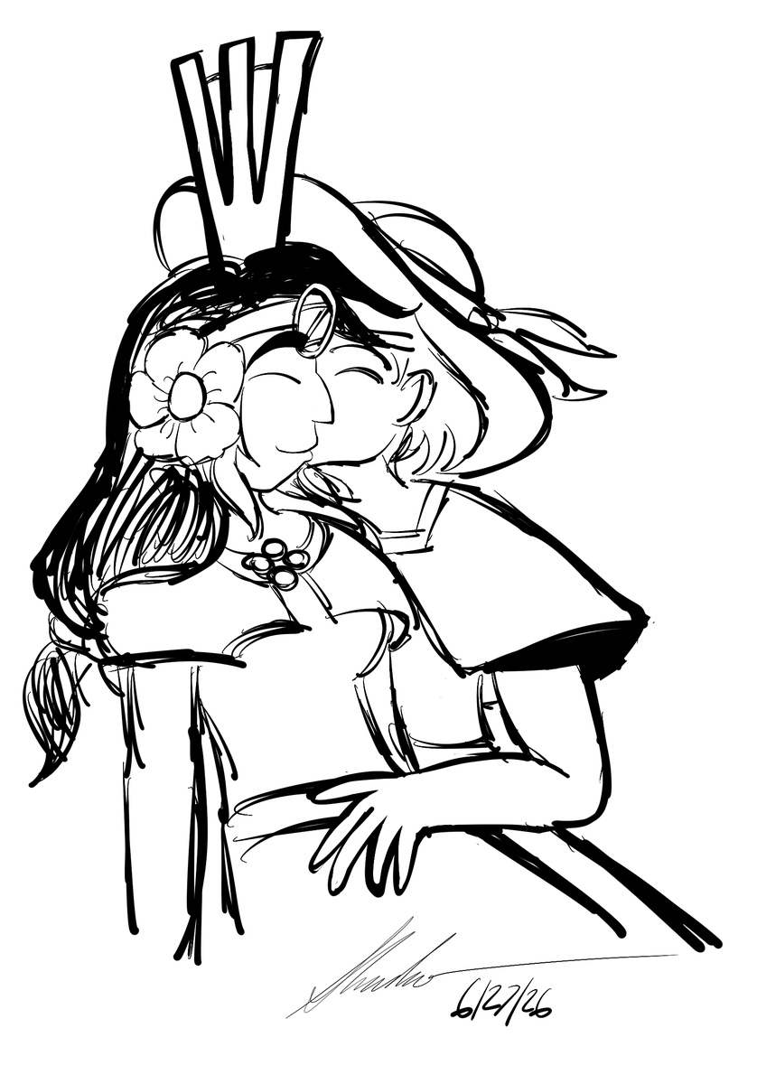 RexShadaoArt's tweet photo. Dorzma Ink Kiss

#WizardOfOz #OzmaOfOz #DigitalInk #PrideMonth https://t.co/2aBt3u0Ge7