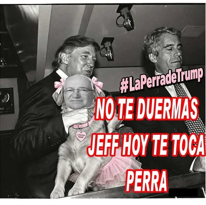 carlossanicbc's tweet photo. La perrita de Trump, sí es un peligro para México. https://t.co/BZt1t4GILO