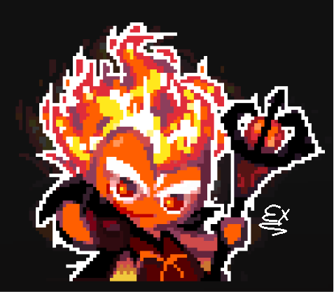 Exmary_cookie's tweet photo. #cookierun #firespirit #pixelart https://t.co/sfoCUoW65T