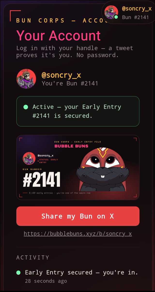 soncry_x's tweet photo. @BubbleBunsHQ @avax secure : https://t.co/4gM4QPQtxH https://t.co/FJDAMf7YTC