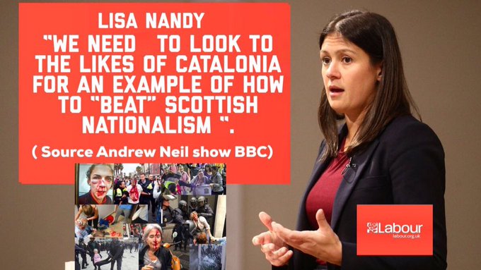 BjCruickshank's tweet photo. Just another wee example of the press in Scotland &amp; how they promote Scotland to be a colony: https://t.co/Mk6KvbmnYU We Scots must be "cracked down on". Shades of Lisa Nandy! https://t.co/gYMjJMZQCl