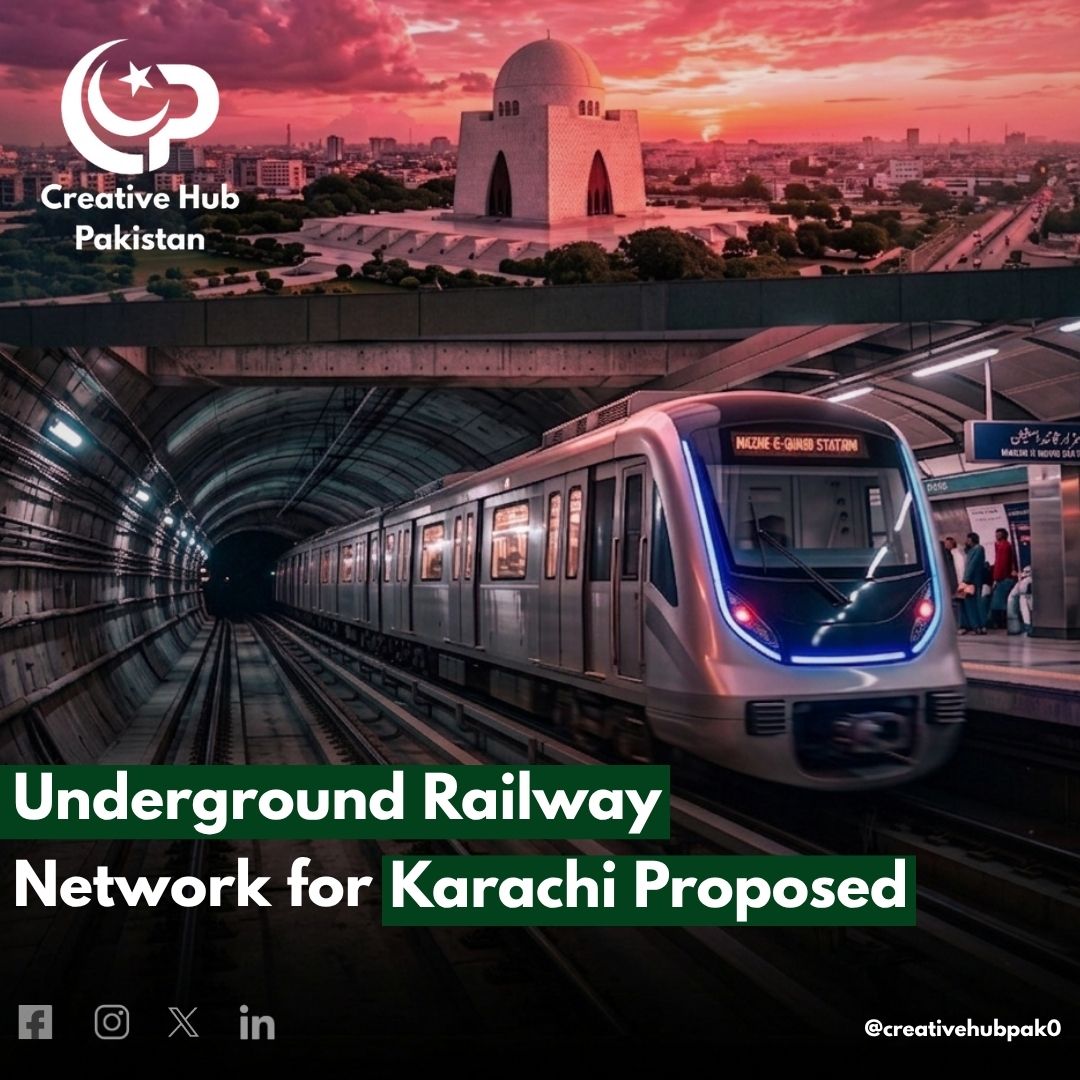 creativehubpak0's tweet photo. The Pakistan Academy of Engineering (PAE) has proposed an underground railway network for Karachi to address severe traffic congestion and growing transport demands
#Karachi #UndergroundRailway #PAE #Transport #CreativeHubPakistan https://t.co/BBiMaQhE7H