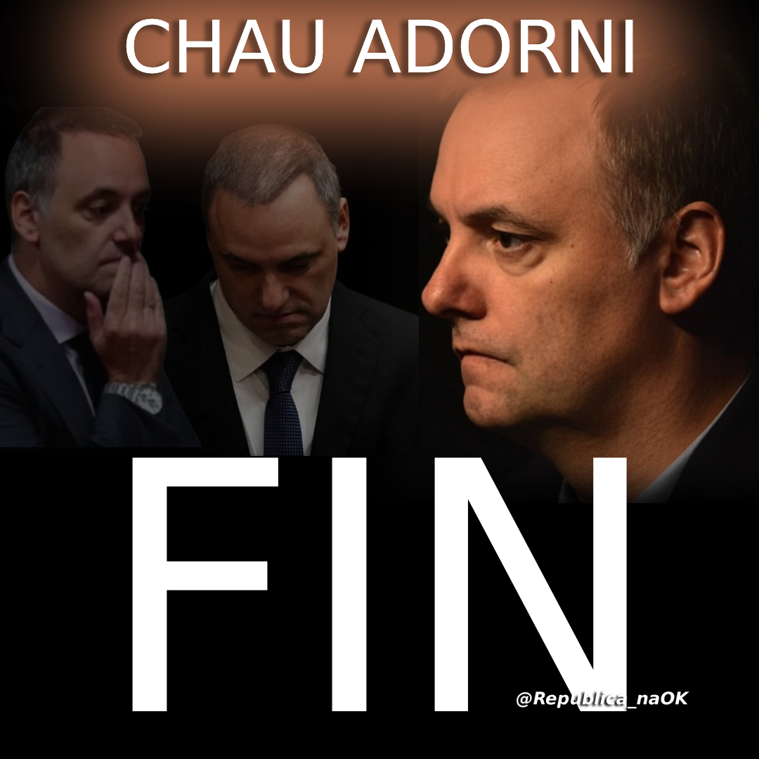 Republica_naOK's tweet photo. La salida de Manuel Adorni debería haber ocurrido hace meses, apenas se confirmó que, como Jefe de Gabinete, le mintió al Congreso de la Nación, le mintió a todos los argentinos y, para rematar, se declaró evasor fiscal en un programa de televisión.

Desde que estalló el escándalo por su patrimonio y sus viajes de lujo, Adorni acumuló una lista de mentiras que ya ni siquiera intentaba disimular:

Repitió una y otra vez que su declaración jurada estaba “impecable y todo declarado”.

Ante el Congreso afirmó solemnemente que “nunca existió ocultación alguna” en su patrimonio.

Descalificó todas las denuncias como “mentiras y fake news”.

Justificó que su esposa viajara en el avión presidencial porque él “venía a deslomarse” trabajando.

Aseguró que su estilo de vida “no había cambiado” desde que entró al Gobierno.

Meses después, cuando ya no pudo sostener la mentira, rectificó su declaración jurada y admitió más de 500 mil dólares que nunca había declarado. Y lo justificó diciendo que “ahorramos en negro, como la mayoría de los argentinos”. Es decir: se confesó evasor fiscal en vivo y en directo.

Su arrogancia fue tan grande que realmente creyó que estaría blindado para siempre. Creyó que por estar cerca del poder, por haber sido la cara visible del Gobierno durante tanto tiempo y por contar con el respaldo inicial de Milei, las reglas no le aplicaban. 

Creyó que podía mentir al Congreso, mentir a la gente y después aparecer como si nada hubiera pasado.

Hoy, obligado a dejar la Jefatura de Gabinete, queda en evidencia que ni siquiera el círculo más cercano pudo sostenerlo indefinidamente. La realidad terminó por alcanzarlo.

Adorni no se fue por convicción ni por decencia. Se fue porque ya no pudo seguir mintiendo sin costo político. Porque después de tanto “deslomarse” por la patria y de jurar que nunca se iría, resulta que el escándalo lo deslomó primero.
Fin.