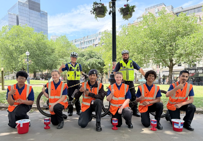 CadetsWMP's tweet photo. Corps of Drums @WMPolice @BrumPolice Cadets had a fantastic day supporting Fundraising 💰with @PoppyLegion @ArmedForces Day. With Pins &amp; collection buckets in hand, the Unit had a great day engaging with the public with PCSO Beach_ NPT - @BrumCityWMP 3a 🚨👏👏👮‍♀️#ArmedForcesDay - https://t.co/n2NMKpxD4y