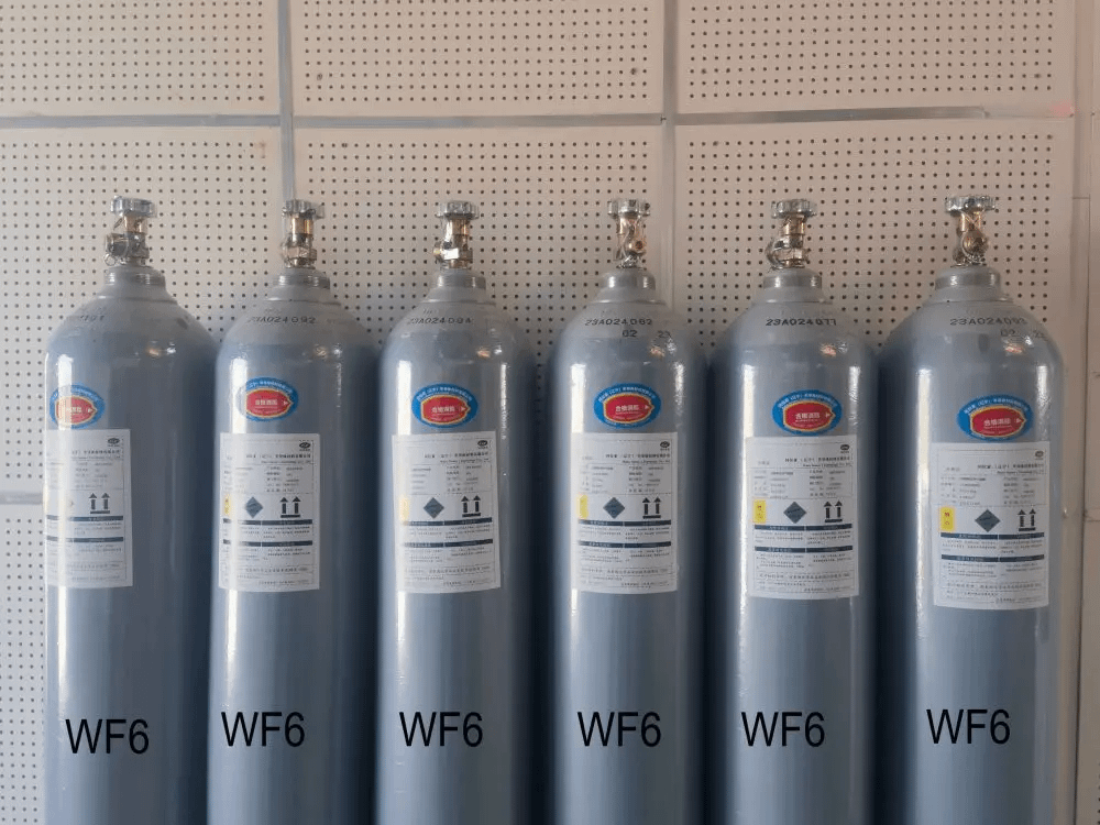 Gaurab's tweet photo. Samsung, SK Hynix, and TSMC source 80% of their WF6 from Japan. Two Japanese companies produce 25% of the world's tungsten hexafluoride. Both Kanto Denka and Central Glass are stopping all WF6 production on July 1. We manufacture chemicals. WF6 is a chemical. The semiconductor industry never asked what it's made from. WF6 deposits the tungsten contact plugs inside every advanced chip on Earth. There is no substitute for running production lines. Qualifying a new supplier takes 12 to 18 months. Building new capacity takes two to three years. China controls 80% of the tungsten powder WF6 is made from. Japan's tungsten imports from China have been zero since February. The two producers survived on stockpiles for five months. The stockpiles are gone. WF6 prices are up 232.7% year over year. Upstream tungsten powder is up 557%. Only six companies produce 90% of the world's supply. Two just quit. Every AI accelerator, smartphone chip, and SSD depends on a gas about to lose a quarter of its supply.