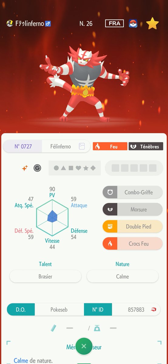 Pokeseb18's tweet photo. @gohomedex Hello, I sent this Squawkabilly this week (as it was just released in pogo). Dartrix and Decidueye were sent together about 3 or 4 weeks ago. Then I had to wait to have enough transfer energy to send Incineroar and his family together to HOME. He was the 1st with a glitched name. https://t.co/ThIyVCFWve