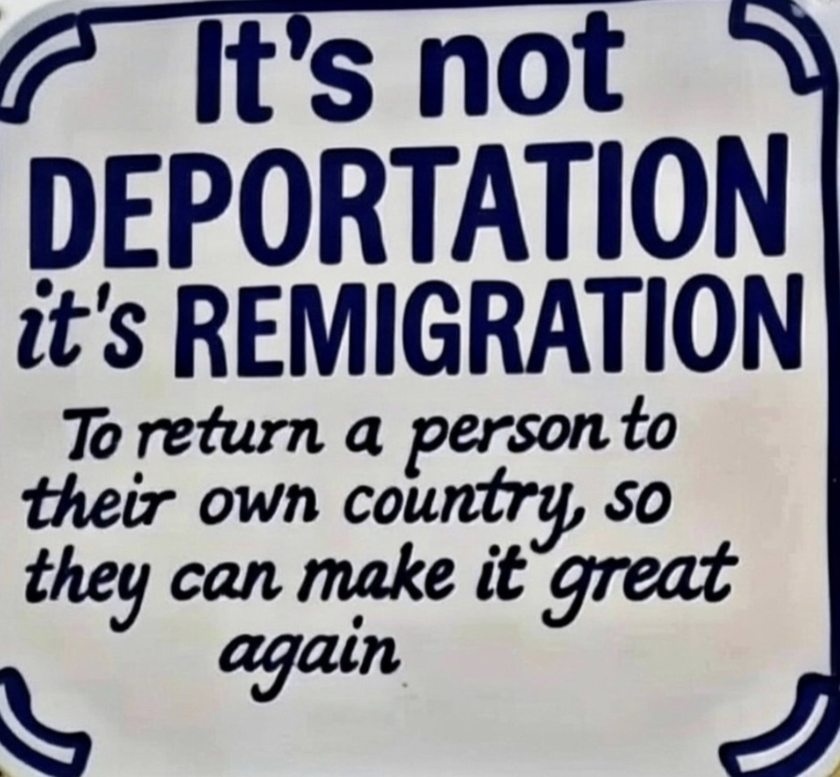 Modelmed8's tweet photo. @Vocal_GenX Send them back in ships so they can make their own country Great Again. https://t.co/hSRaO5arpC