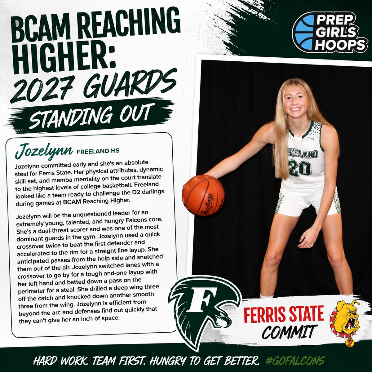 girlsFreelandbb's tweet photo. Senior Joz Begick received a nice write-up from Prep Girls Hoops for her performance at BCAM. Thanks for coming out to watch our team play its been a fun summer  @CoachEvanBell @MichHSBball  @BCAMCoaches https://t.co/fGcTvTTey6