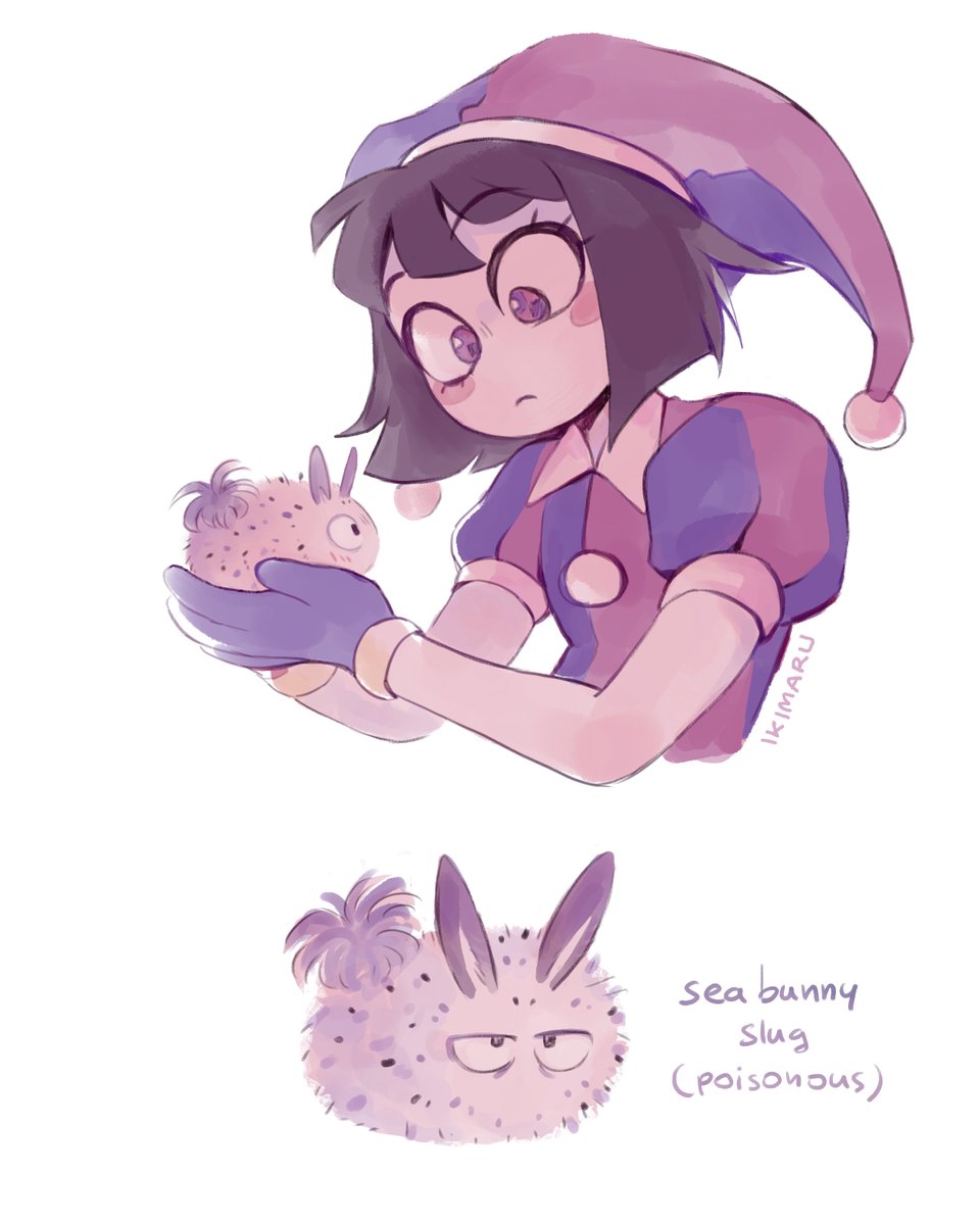 ikimaruart's tweet photo. the finale but it's sea bunny slug 😔✌️
#tadc #funnybunny https://t.co/kAA8U8iVcX