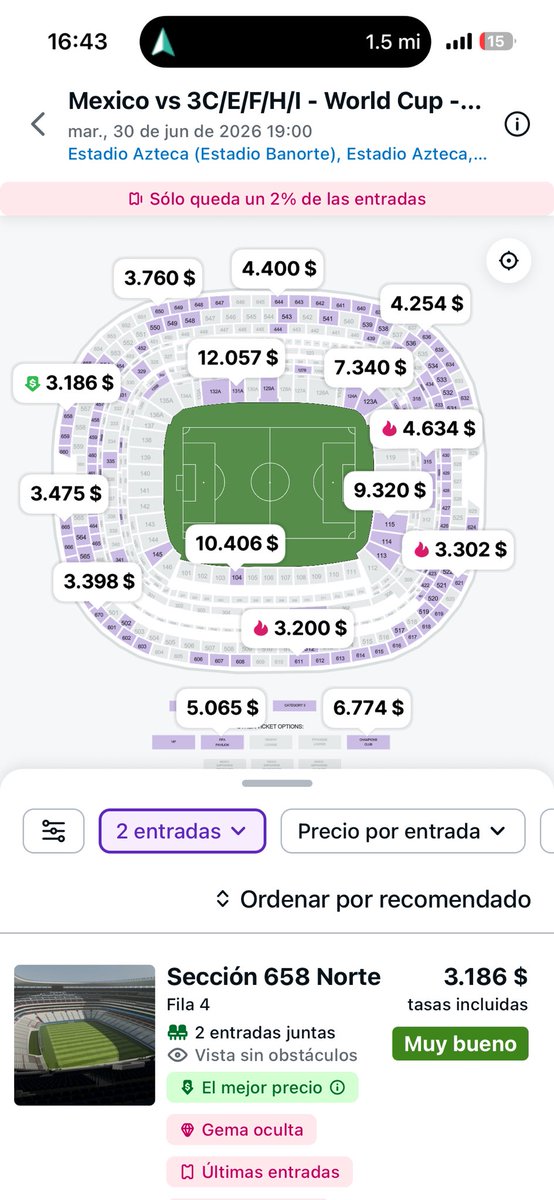 Luchomicar's tweet photo. @DiegoArcos14 Una locura esos precios https://t.co/lxu4rCEo6a