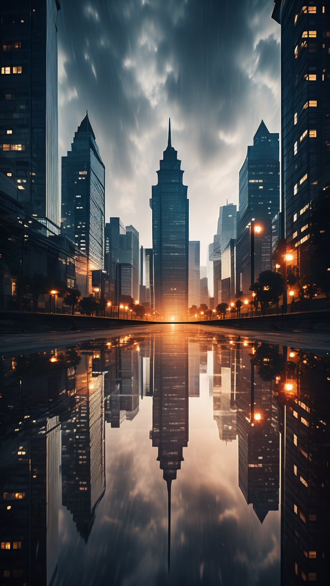 Lennekeeee's tweet photo. [Rain-soaked street corner, neon signs glowing soft—city nights hit different when you’re just wandering. #UrbanMoments]， https://t.co/tzvW4POQ1p