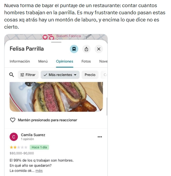 _Max_Gerscovich's tweet photo. Berlín, 1939, entra a un restaurante un militante de las Hitlerjugend y se queja de que trabajan demasiados judíos. El feminismo es feminazismo, no es un juego de palabras, es la misma matriz de odio esencial contra una clase de ser humano con la que adoctrinaron a las masas. https://t.co/7nHfWAVFHm