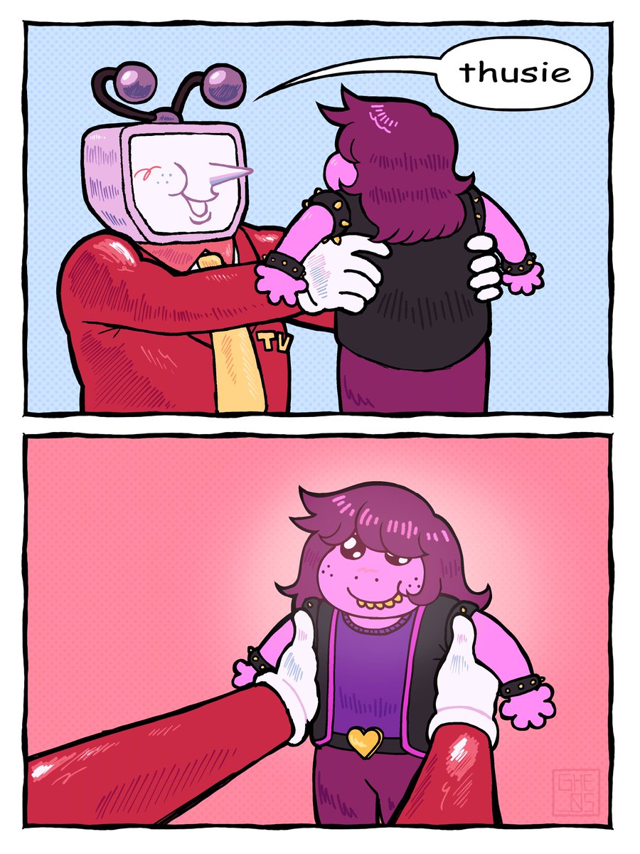 GHE__05's tweet photo. Granrdaughter
#deltarune https://t.co/TluYuXlPo7