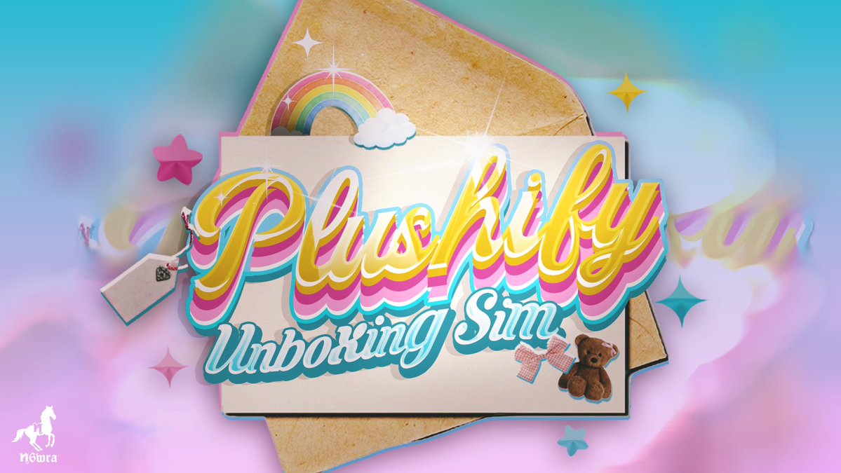 n6wraa's tweet photo. 🎀 another typography commission for the owner of lyssie's ugc: Plushify Unboxing Sim! loved how this envelope concept design turned out in photoshop :p

#ROBLOX #RobloxGFX #GFX #RobloxDev #GFXRoblox #RobloxArt https://t.co/BdxuwN5QV7