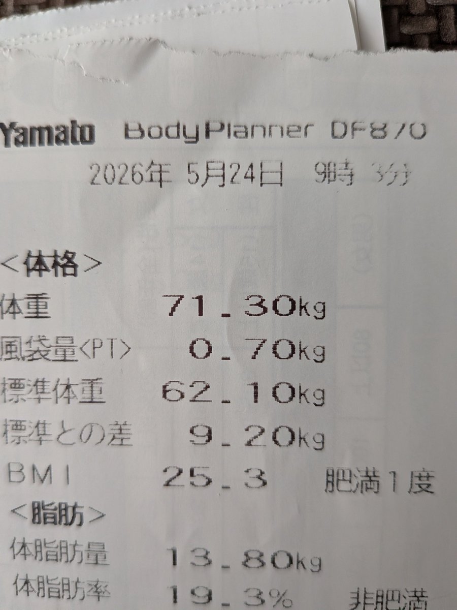 botchi220611's tweet photo. 誕生日🪅明けから健康診断の為にダイエットしまして1ヶ月で4㌔の減量に成功しました👍
朝食は青汁、タマゴ×2TKG、みそ汁、プロテインヨーグルト、バナナ🍌1本
昼食は生野菜、目玉焼き×3（ノーオイルクックパーで焼いた）白ごはん
夕食は生野菜サラダ🥗、ささ身、焼鮭、十割蕎麦 https://t.co/feeFVpgLsN