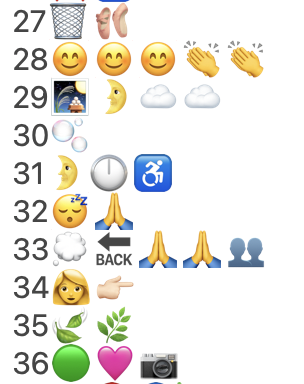 Int4770's tweet photo. 突发奇想来玩emoji猜歌名！
有些来自歌名，有些来自mv元素
Come and guess Eve songs!!!
Some got inspired from song titles while others got inspired from mv elements
#Eve家 https://t.co/AbiyRCyFaH