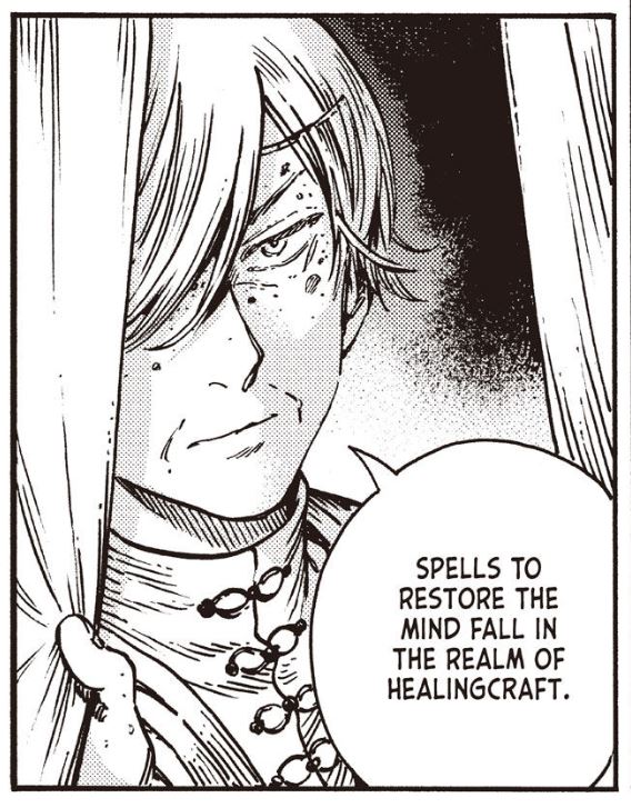 dramaticsKC's tweet photo. #whaspoilers
#witchhatateiler 

Few Burning Questions:

How much does Qifrey reeally remember?

Are his memories reliable?

How did his memories come back just from reading some notes? 
Do memories spontaneously return this way?

Did Tower actually gave him a healing craft spell? https://t.co/px2CxjEcUQ