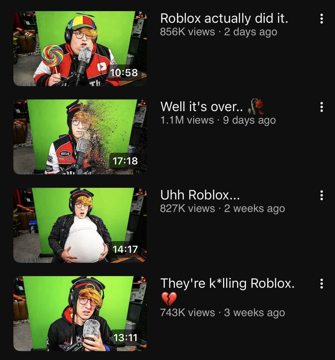 TheFazgoober's tweet photo. What is the plot of kreekcraft anymore bro 🥹🥹💔 https://t.co/rbGzjGUyeu