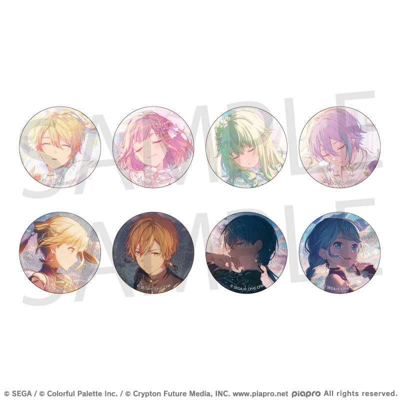 プロセカ」新グッズ情報📣 🎉グリッター缶バッジ イベントイラスト