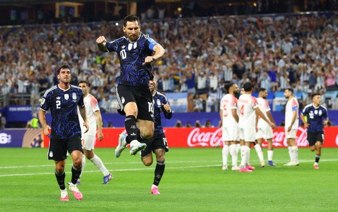 Indie5051's tweet photo. Argentina le gana 3 - 1 a Jordania https://t.co/qLtWQh1BEp
