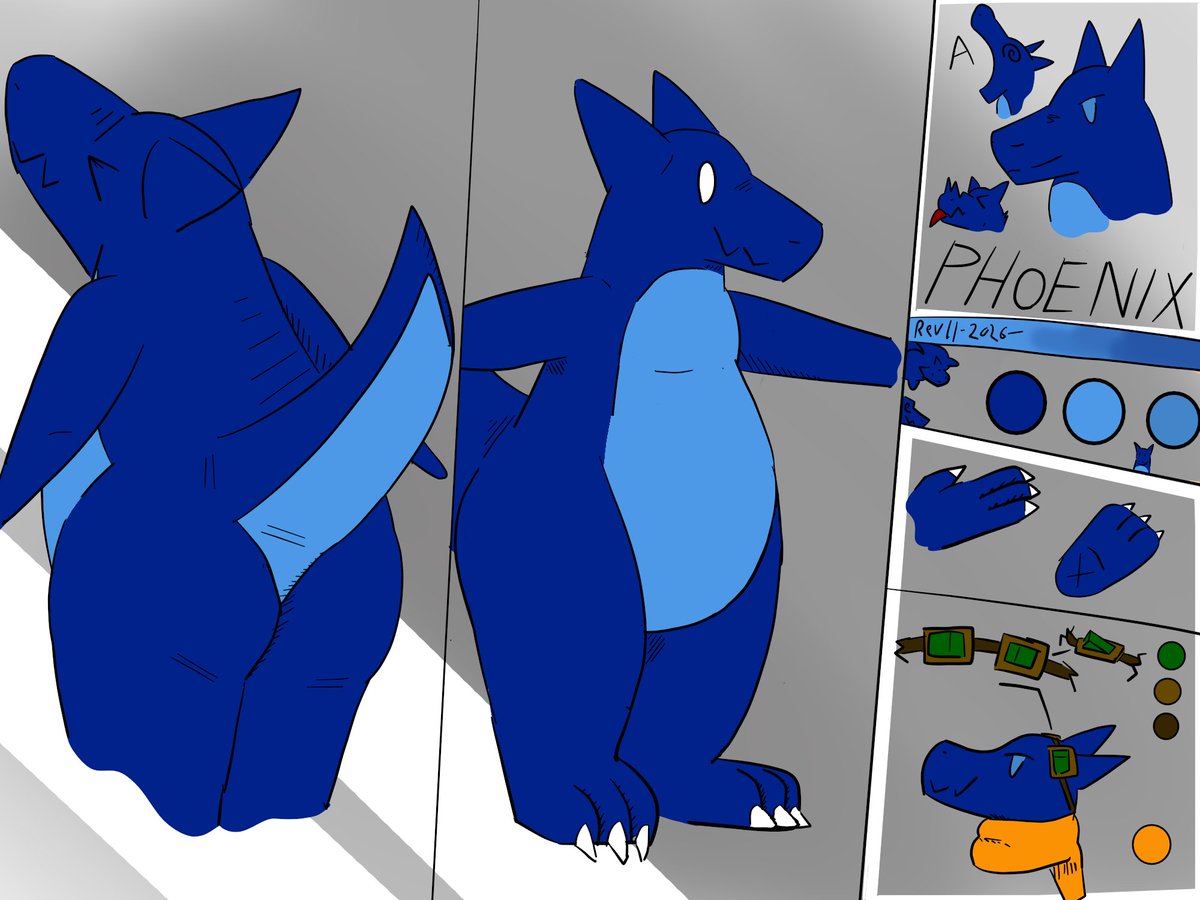 Pheenbluederg's tweet photo. Decided to rework my ref- I feel like it’s a good improvement. https://t.co/Zm9HwAd6nc