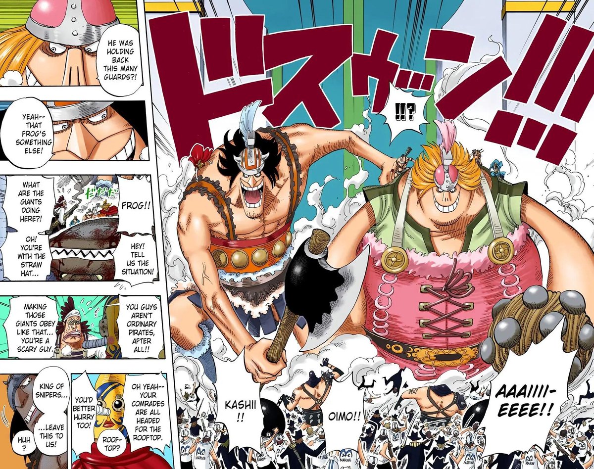 Usoppify's tweet photo. King of the Giants Usopp does it wherever he goes #goatthings https://t.co/UfLfnFfYqD