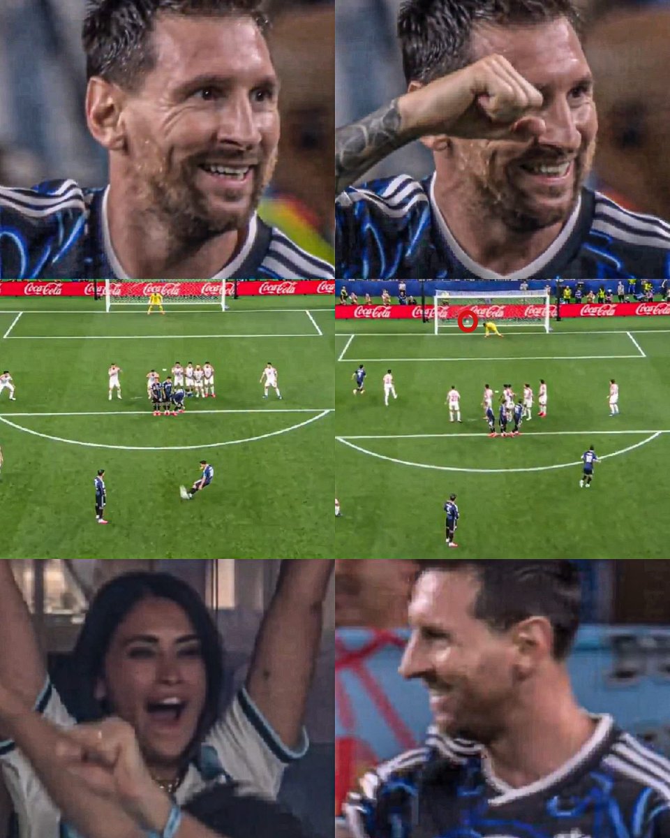 MotivacionesF's tweet photo. ¡¿QUÉ DEMONIOS HICISTE, LIONEL MESSI?! 🤯🐐🇦🇷

Primer partido con 39 años. Entró al minuto 60… y cuando el partido lo necesitaba, apareció con un GOLAZO DE TIRO LIBRE que dejó al mundo entero sin palabras. 🎯

Con este tanto, Messi llegó a 6 goles en el Mundial 2026, se consolidó como máximo goleador del torneo y alcanzó los 19 goles en la historia de las Copas del Mundo.

A esta altura ya no quedan argumentos, solo el privilegio de verlo jugar.

EL GOAT. SIEMPRE EL GOAT. 🐐🇦🇷