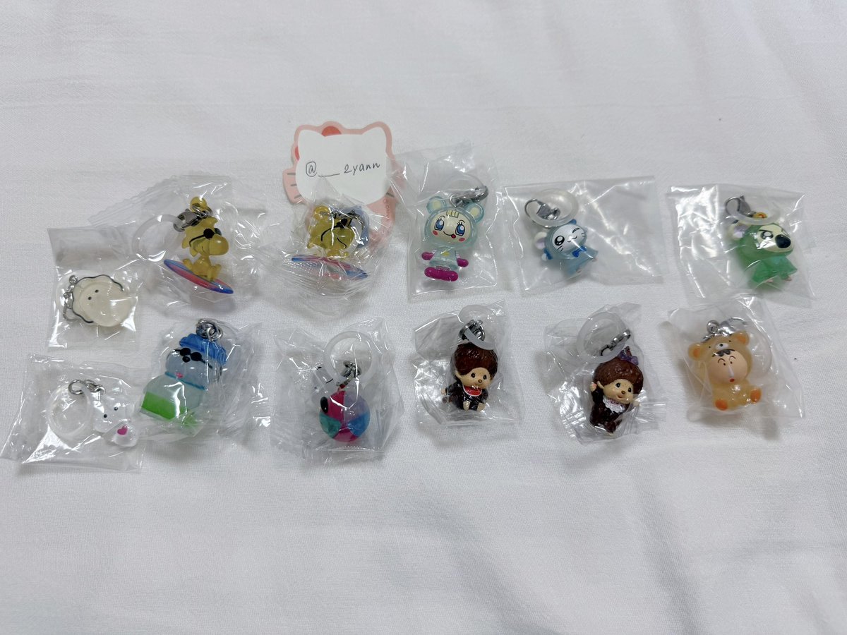 _____2yann's tweet photo. 【 交換 】 めじるしアクセサリー

譲 : 画像1.2
求 : 画像3.4

必ずALTのご確認お願い致します🙇🏻
♡でお断りする場合あり

日付によっては名古屋手渡しも可能です。

ナルミヤ ハム太郎
サンリオ ハンターハンター スヌーピー
モンチッチ クレヨンしんちゃん https://t.co/k62OsImNuP