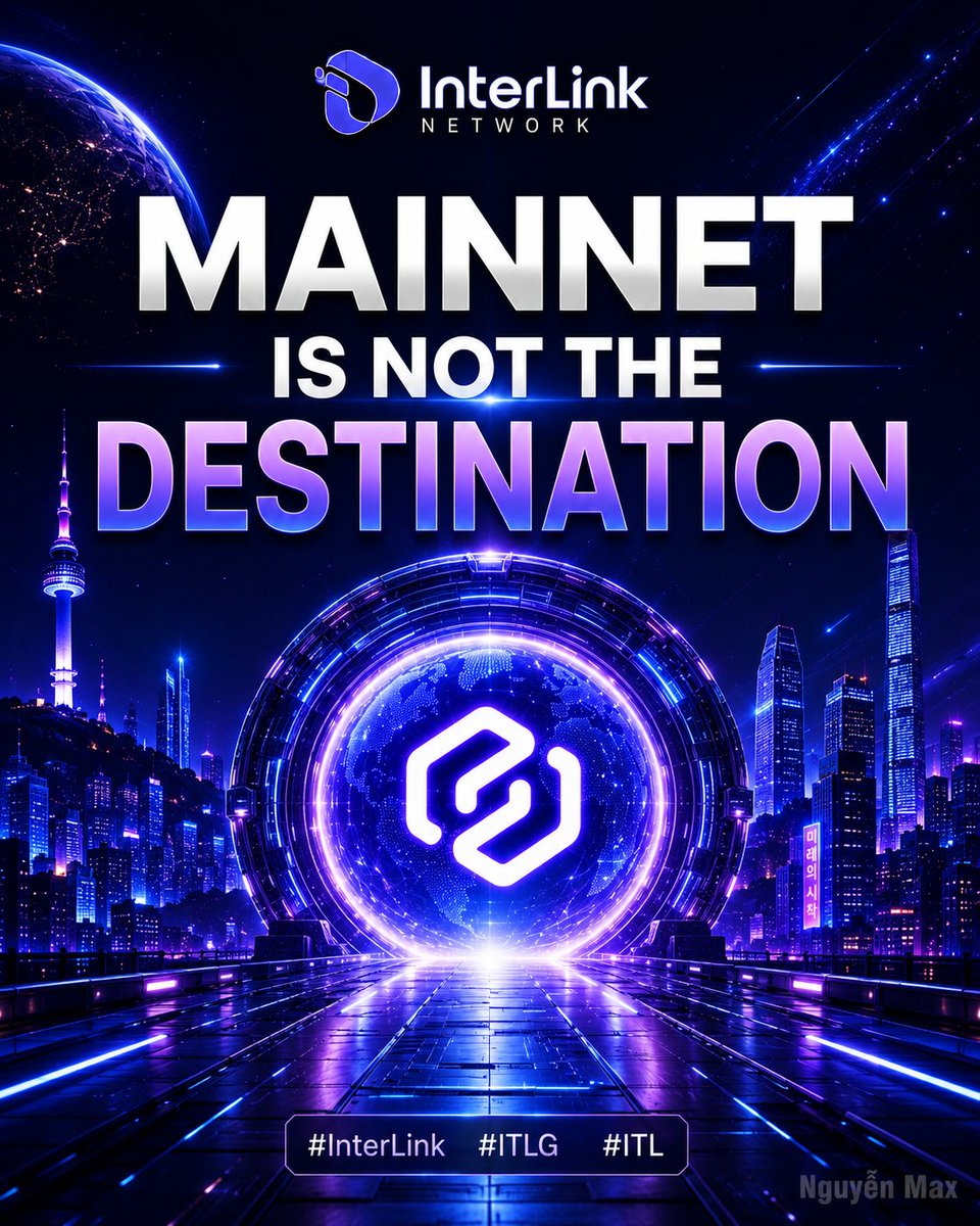 Mr_Max86's tweet photo. 🚀 MAINNET IS NOT THE DESTINATION

A year ago, InterLink was just an idea nurtured by those who believed in the future of blockchain and the digital economy.

Today, as the Seoul Private Mainnet approaches, I realize that this is not the end of the journey, but the beginning of a larger phase of development.

What impresses me most is not only the speed of ecosystem development, but also the spirit of the community. Millions of users, builders, ambassadors, and partners have come together to create an increasingly solid platform.

I expect to see more practical applications of ITL in the next phase, more businesses participating, more payment points, and an ecosystem where blockchain is truly integrated into daily life.

The Mainnet is the foundation.

The future is the goal.

 Wishing the entire InterLink community continued partnership, contributions, and the creation of new milestones together on the journey ahead.

#InterLink #ITLG #ITL