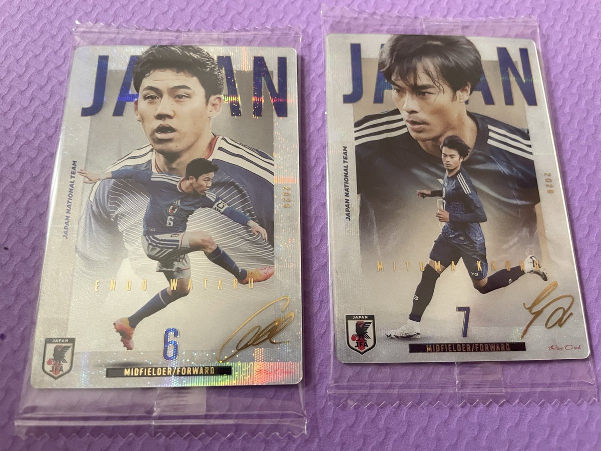 ace18pride18's tweet photo. サッカー日本代表　ウエハース
譲
レア
遠藤航　三笘薫

同種　上田綺世

よろしくお願いします🙇‍♂️ https://t.co/7ehaWnhiLu