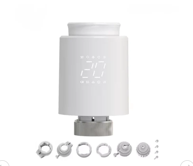 ZigbeeSmart's tweet photo. 🌡️🏠 Heat your home the smart way.
Take control of your heating with the Zigbee Smart Radiator Valve (TRV)

💡 Smarter heating
⏰ Custom schedules
💷 Greater control over your energy use

#SmartHome #Zigbee #SmartHeating #TRV #HomeAutomation #EnergySaving #SmartLiving https://t.co/dkoTwUt68M