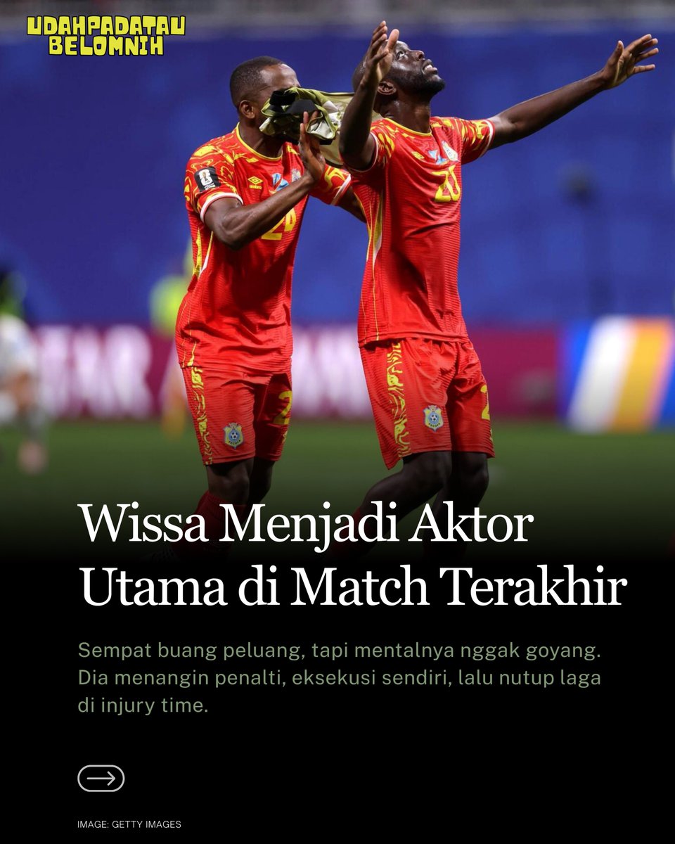 cahgro's tweet photo. Wissa sempat buang peluang. Tapi pemain besar nggak selalu dinilai dari gagal atau nggaknya di awal.

Yang penting: dia tetap minta bola, tetap masuk ke area bahaya, dan tetap berani ambil tanggung jawab saat momen paling krusial datang. https://t.co/n8kcWsgAqD
