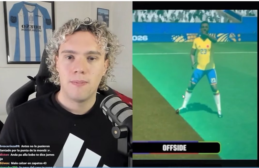 RazonVertical's tweet photo. Viendo a este youtuber, hace una observación muy pertinente: Si van a mostrar el fuera de lugar trazando esa linea de corte, muéstrenla SOBRE LA IMAGEN REAL. Y añado: ¿Qué sabemos si ese modelo computarizado esta movido o si no le hizo mas largo el pie? @SudaAmerica https://t.co/yiiZ9d2h1i